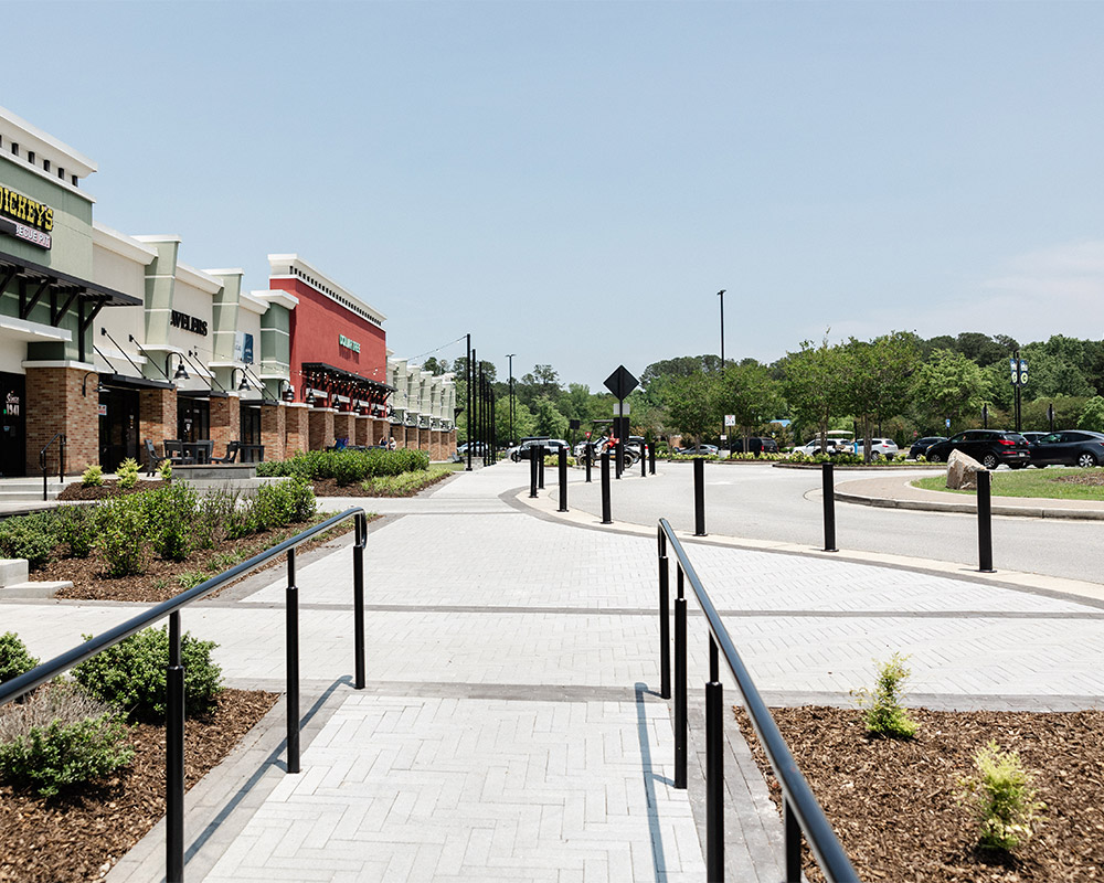 commercial hardscape project